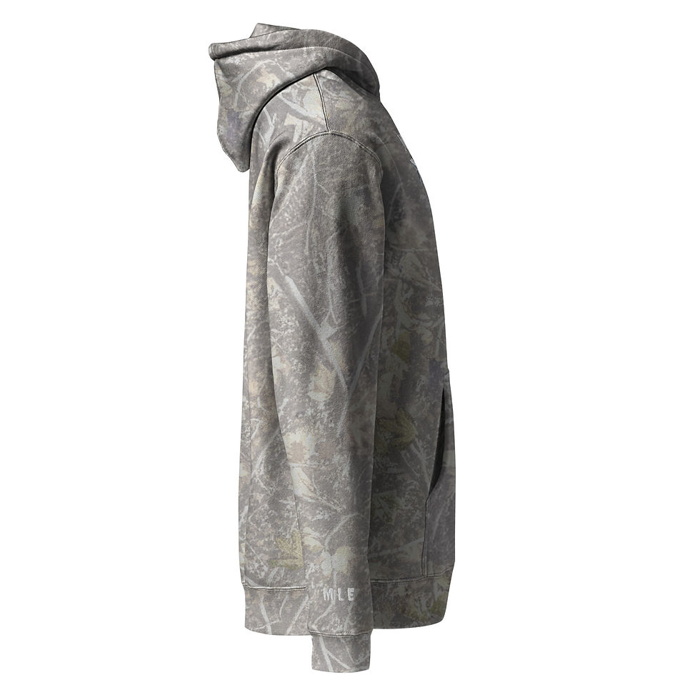 Thumbnail: Women’s Heavyweight Pullover Hoodie- Multi Camo Star Logo