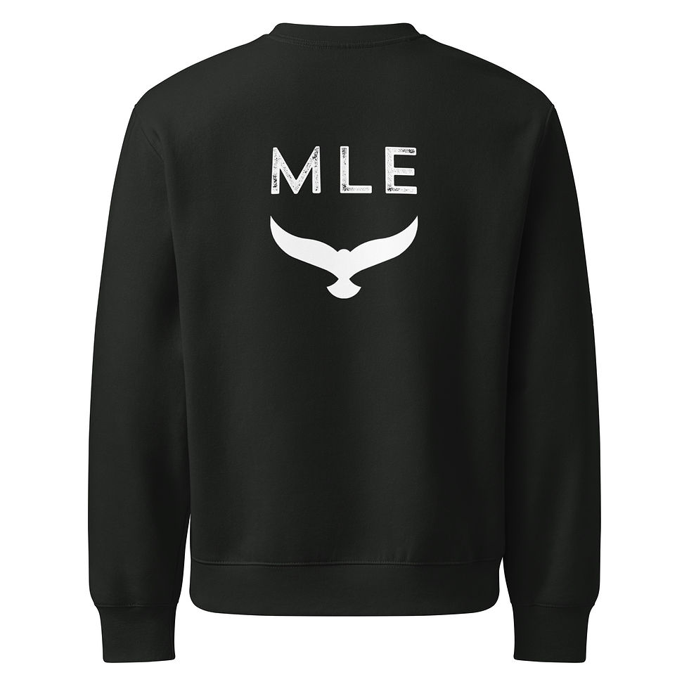 Thumbnail: Mens Oversized Heavyweight Sweatshirt- MLE Lucky Vibes Design Multi Color