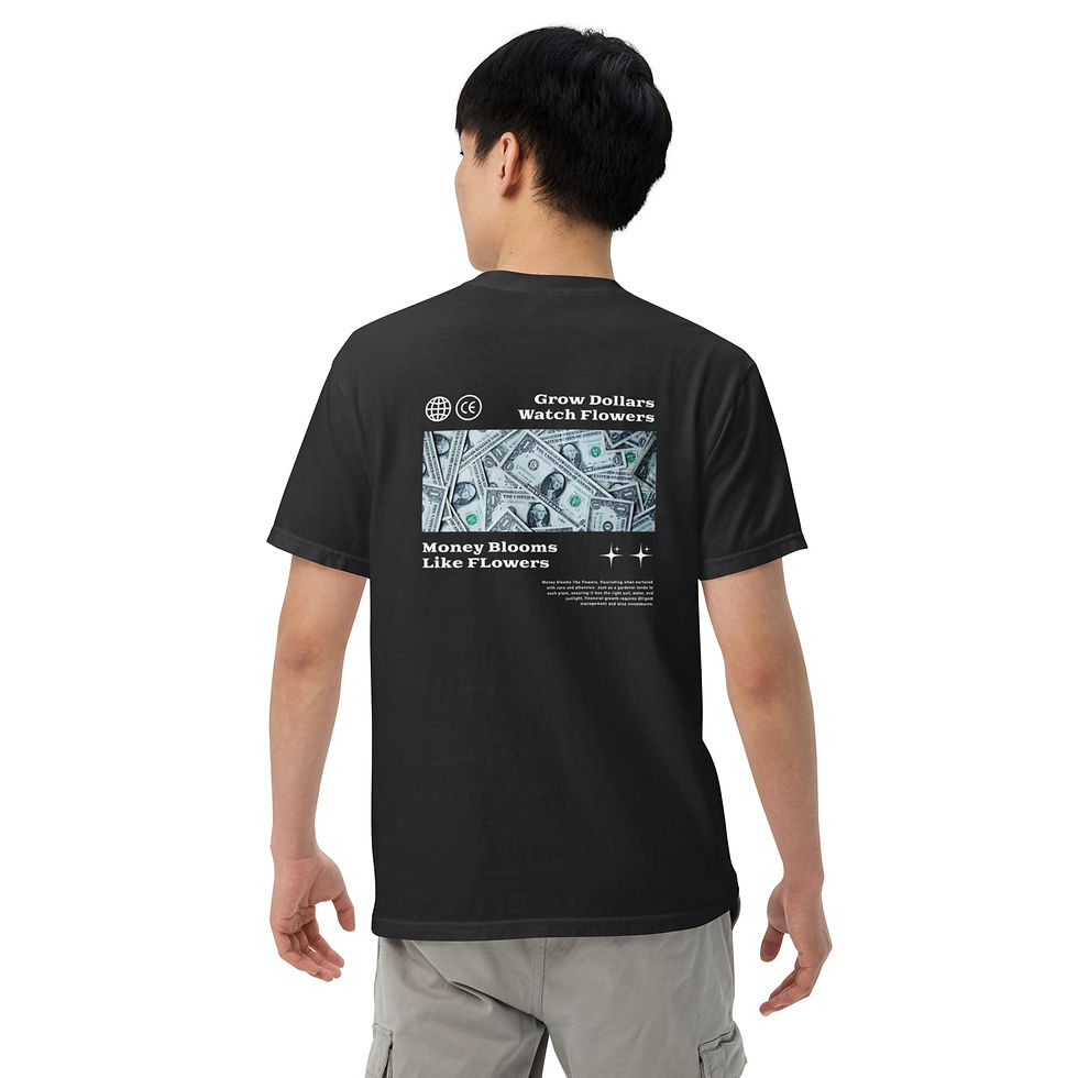 Thumbnail: Men’s Box Tee - MLE Grow Dollars Design