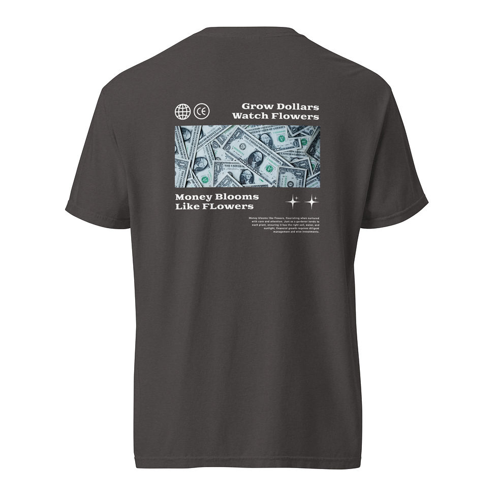 Thumbnail: Men’s Box Tee - MLE Grow Dollars Design