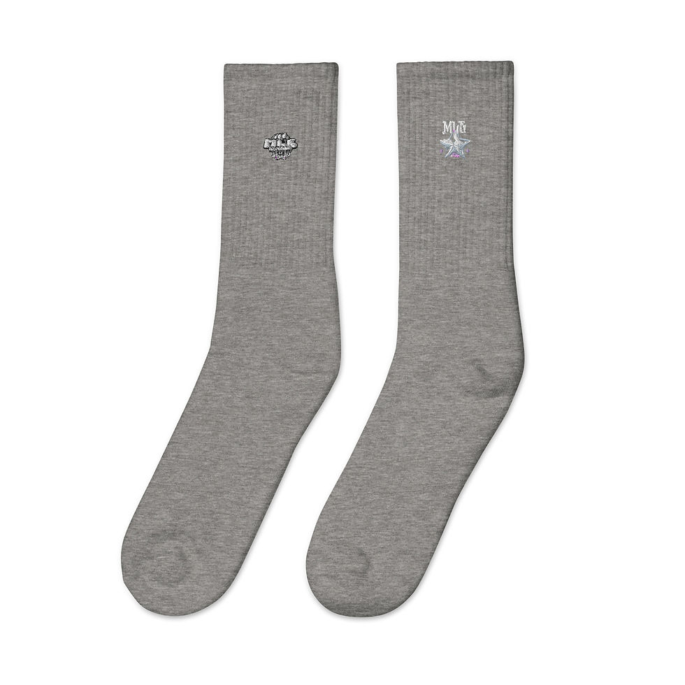 Thumbnail: Embroidered Socks- MoneyLand Empire Star Logo