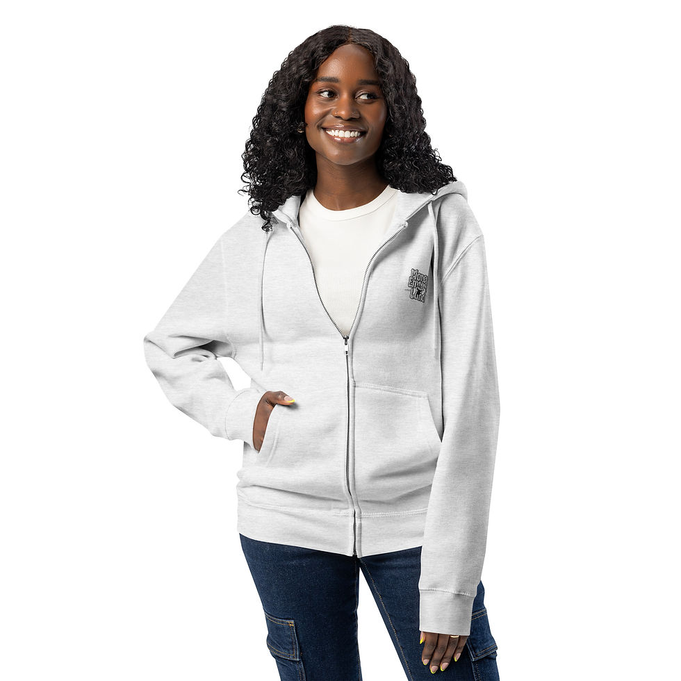 Thumbnail: Women’s Premium Full Zip Up Hoodie- Embroidered MLE Logo