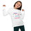 Thumbnail: Youth Girls Long Sleeve Tee - MLE Unicorn design