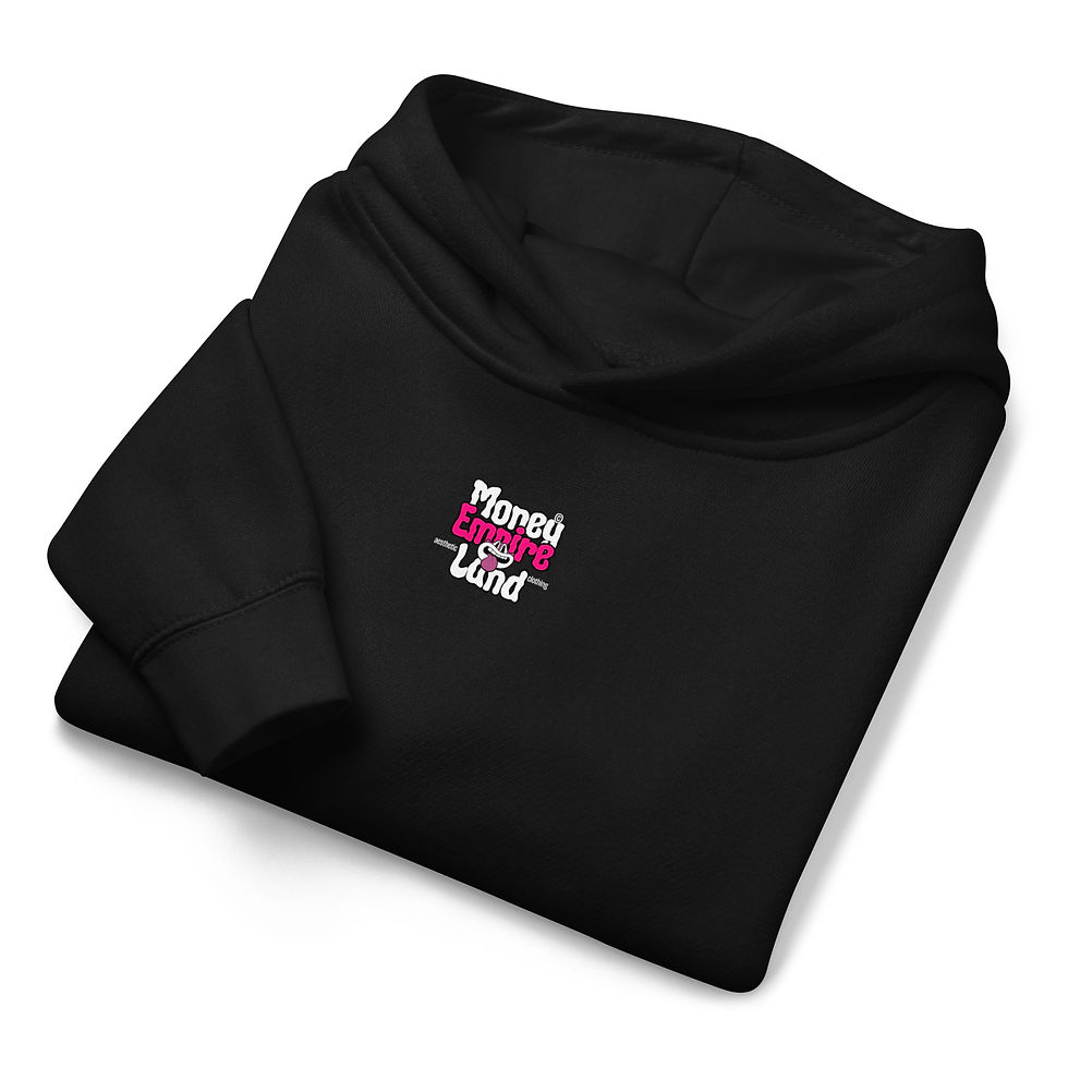 Thumbnail: Toddlers Girls Pullover Hoodie- MoneyLand Empire Logos