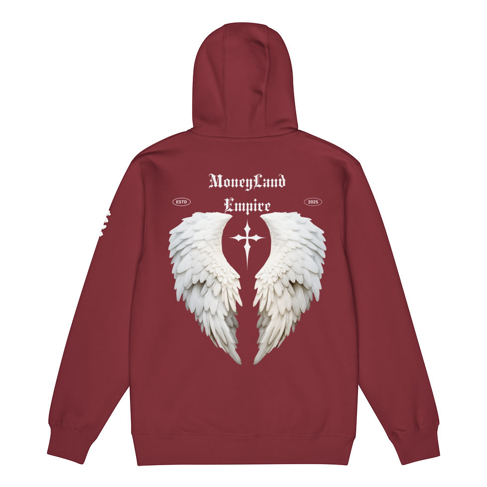 Thumbnail: Men’s Premium Full Zip Up Hoodie- MLE Heavenly Logo
