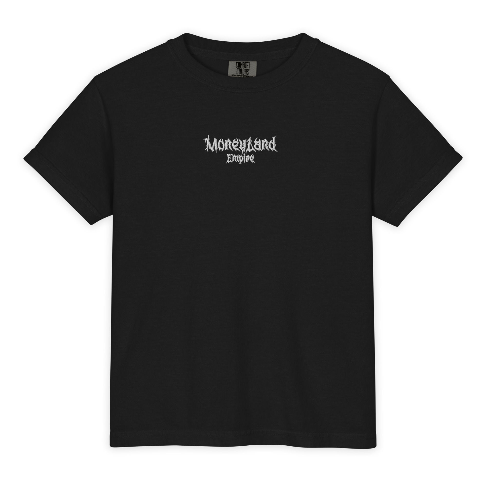 Youth Girls- Heavyweight T-Shirt- Embroidered MoneyLand Empire