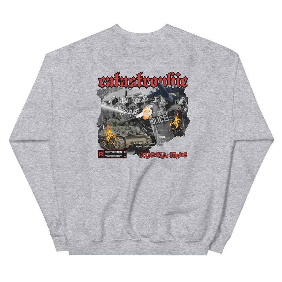Thumbnail: Men’s Heavyweight Sweatshirt- Catastrophic Embroidered  