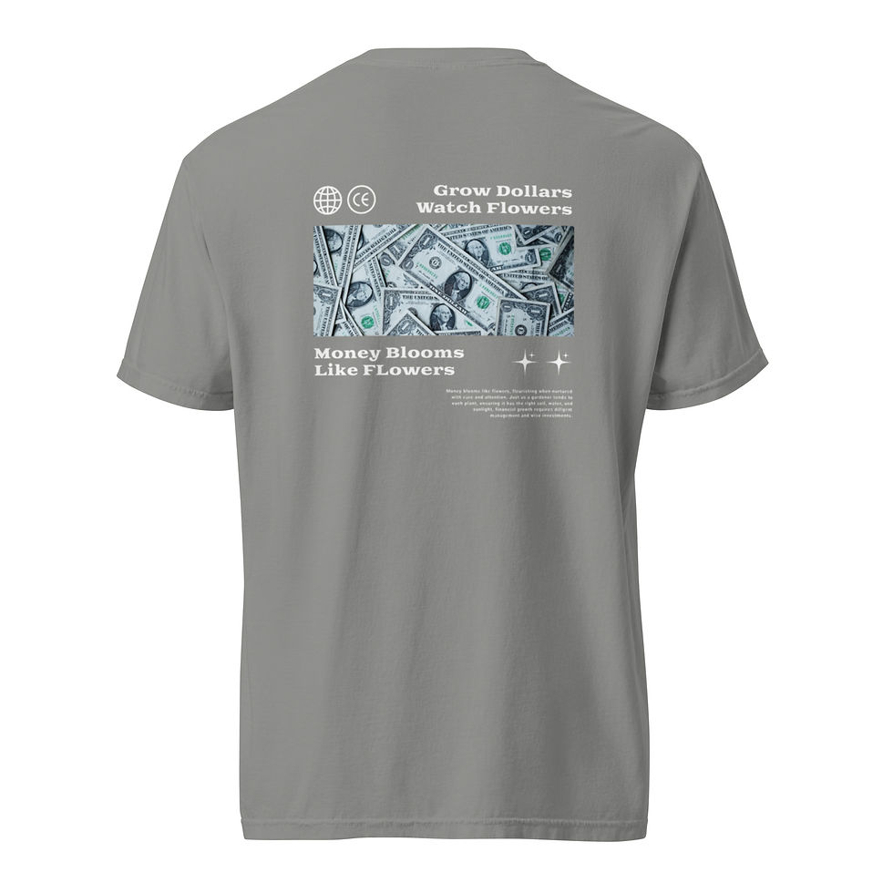 Thumbnail: Men’s Box Tee - MLE Grow Dollars Design