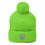 Thumbnail: Embroidered Pom-Pom Knit Cap- MLE MoneyLand Empire Frog Design