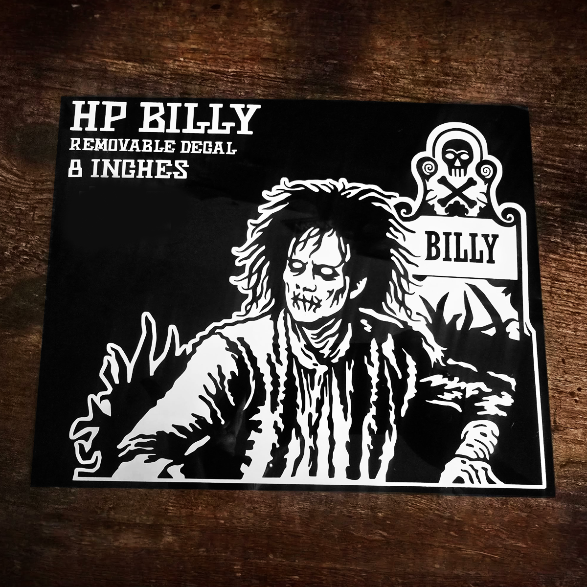 HP BILLY Decal