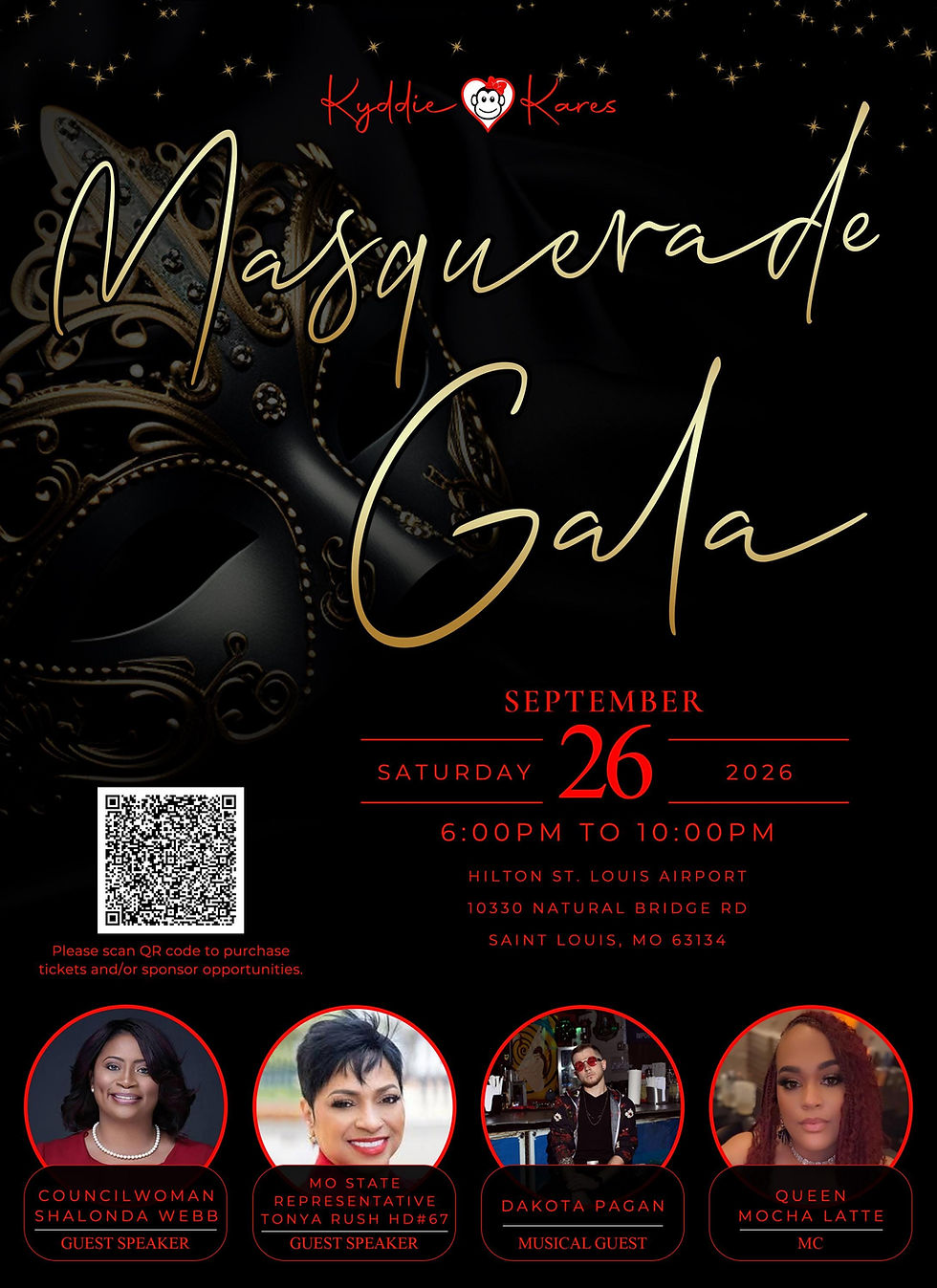 Kyddie Kares Masquerade Gala