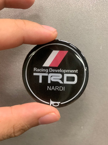 TRD horn decal sticker for Nardi | Time Machine - AE86