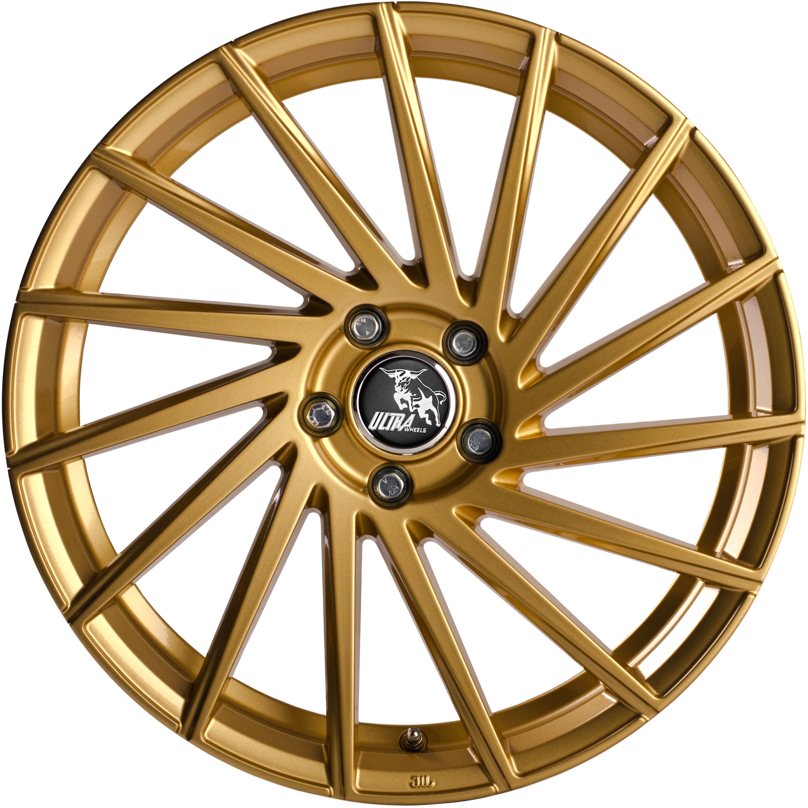 Ultra Wheels UA9 STORM GOLD 9,5J x 20 5x120 ET45 Frontansicht