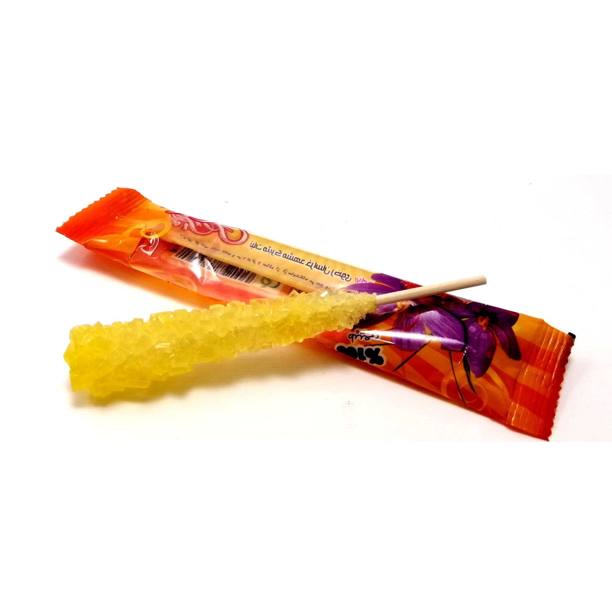 Nabat Piradel con azafrán individual 20gr نبات لفاف پیرادل تک نفره زعفرانی