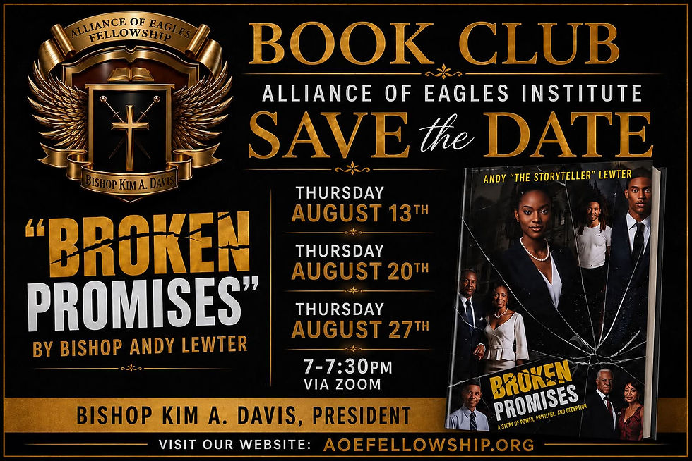 Alliance of Eagles Book Club: "Broken Promises"