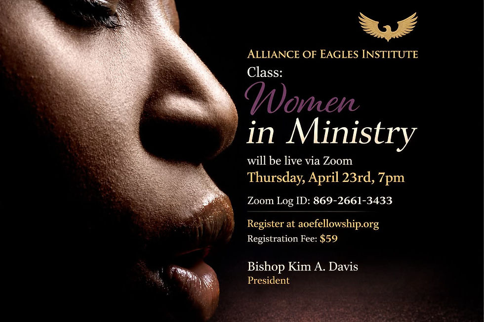 Women in Ministry w/ Bishop Kim A. Davis
