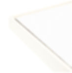 White canvas floater frame