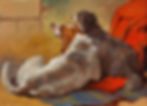 A PAIR OF HOUNDS