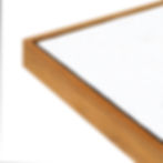 Teak Canvas floater frame