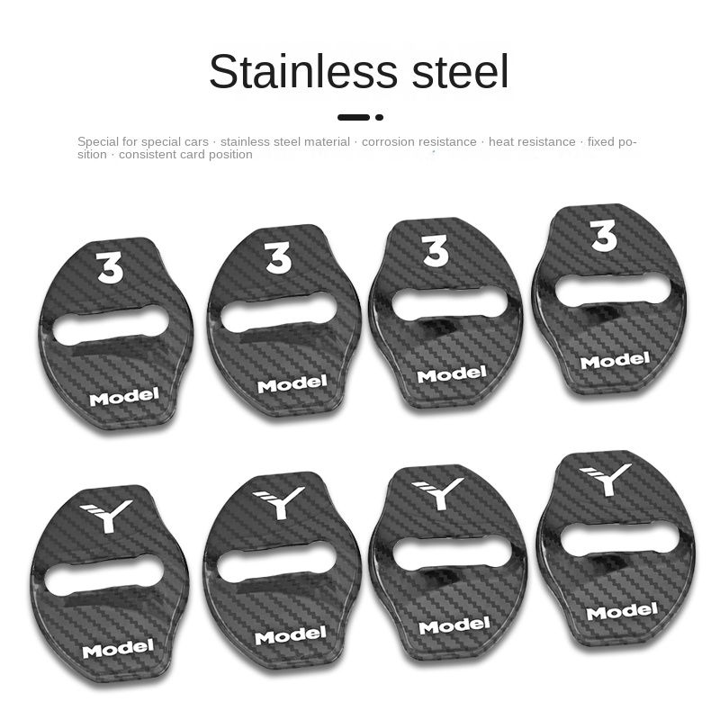 Thumbnail: For Tesla Model 3/Y Door Lock Cover