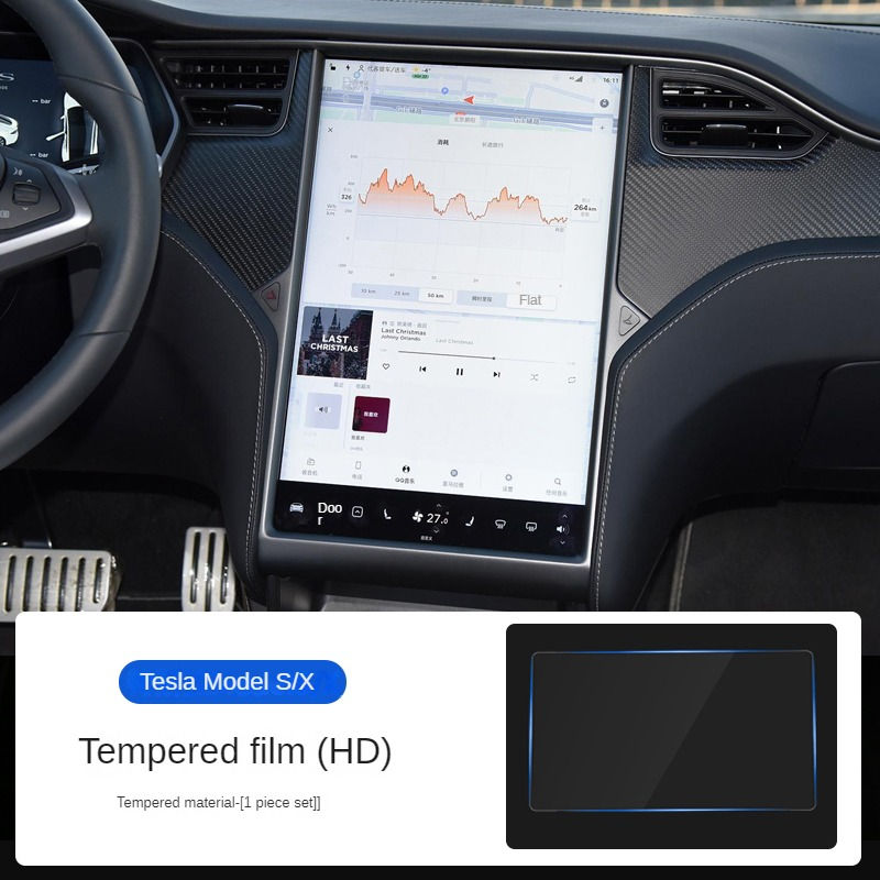 Thumbnail: For Tesla Model 3/Y/S/X Central Control Screen Tempered Navigation Film