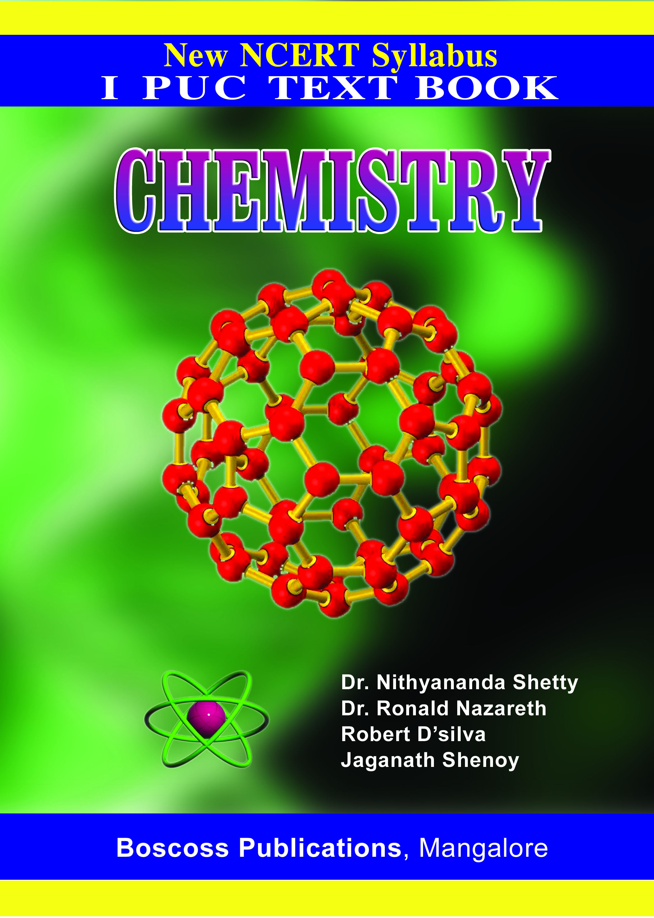 First PUC Chemistry Textbook : NCERT Syllabus | K Rajendra