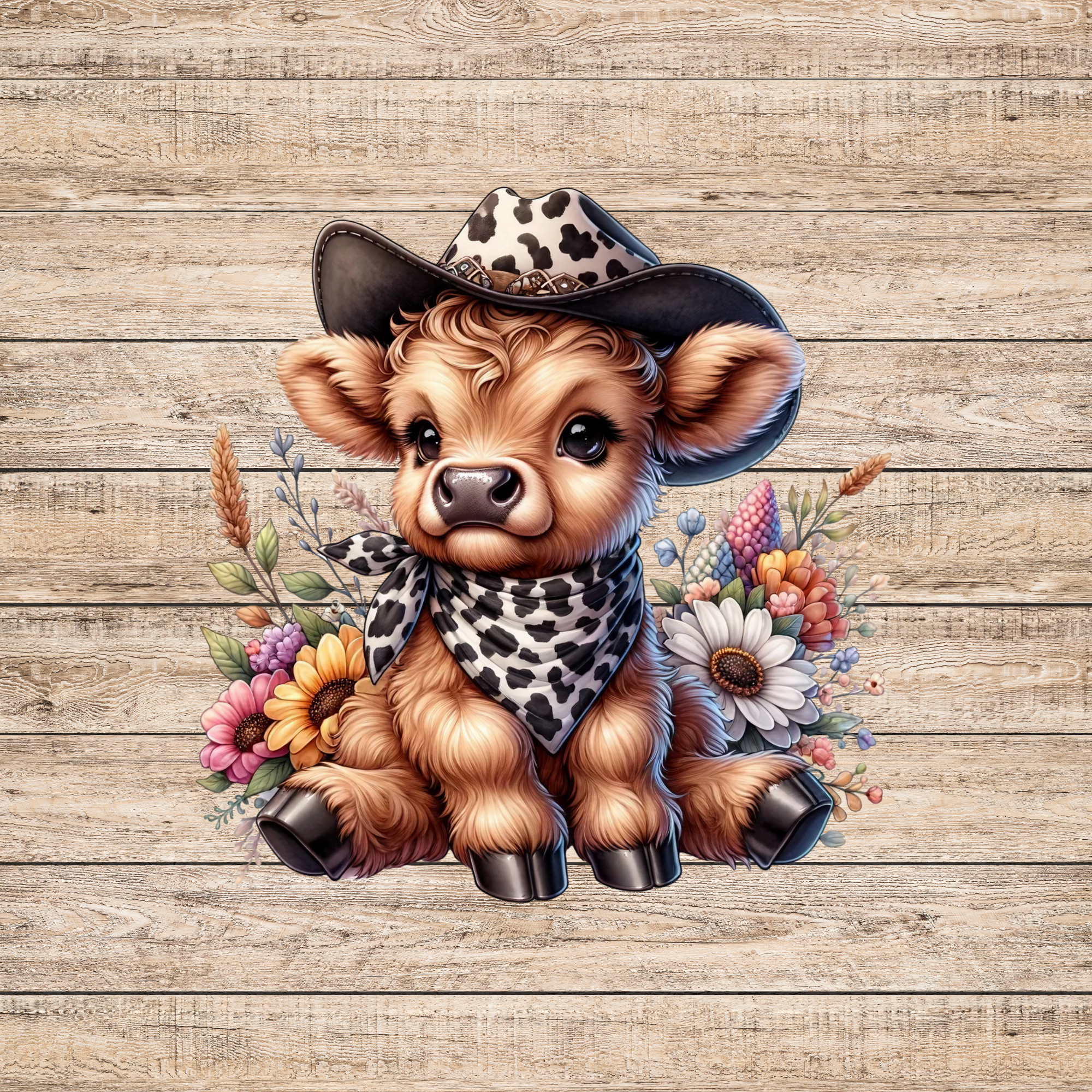 Country Cow DTF (Transfer)