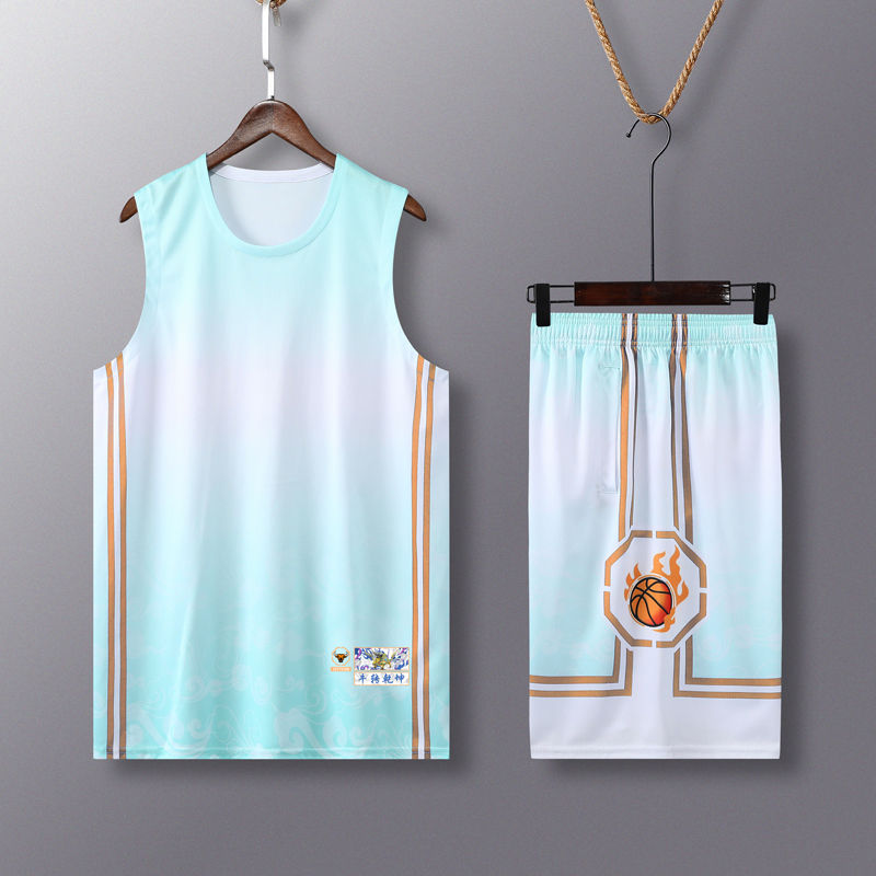 Miniatura: Men's Basketball Sweatshirt and Shorts Uniform Set