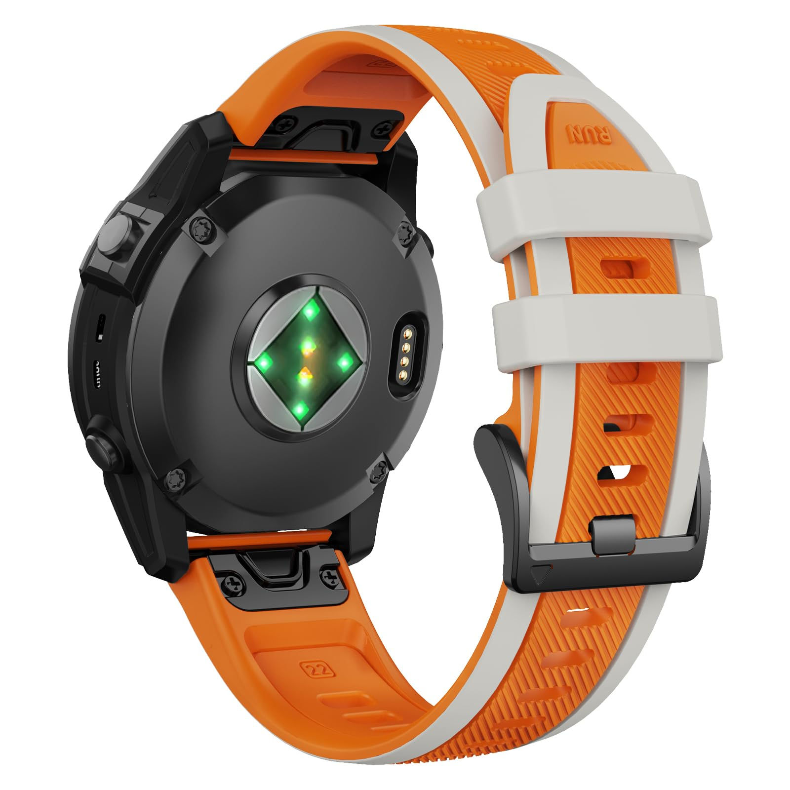 NotoCity Compatible with Fenix 6 Watch Band22mm Quickfit Silicone Band for Fenix