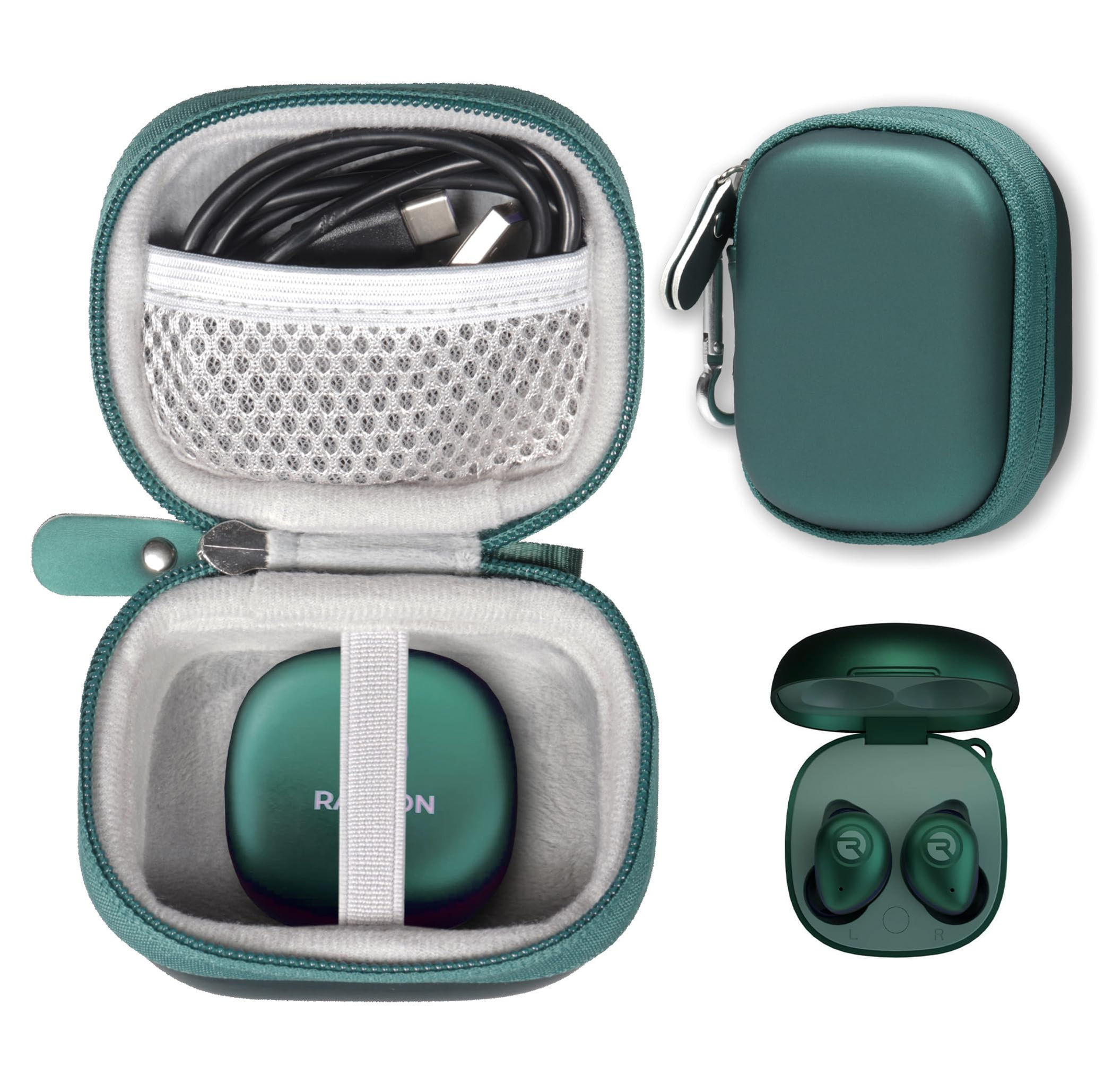 CaseSack Case for Raycon Fitness Earbuds (Green)