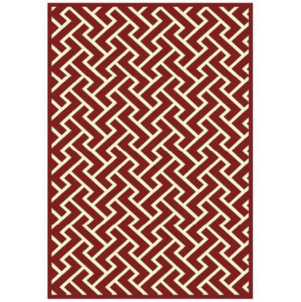 Tapete Red Stripe 3x2 mts