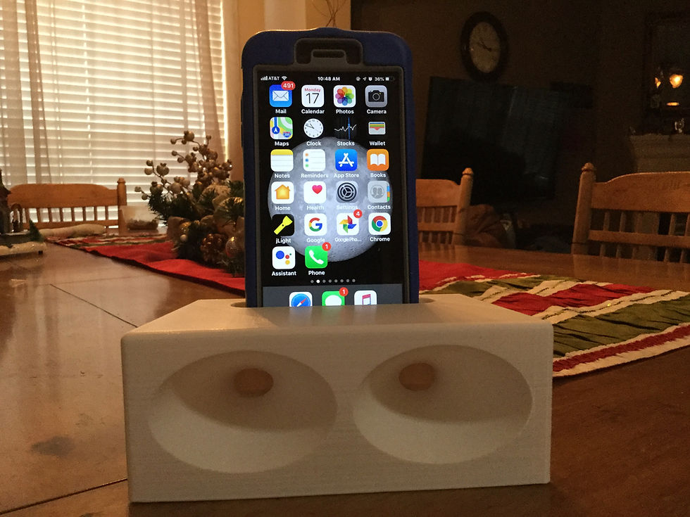 Thumbnail: Iphone/Android Audio Amp - No Batteries Required