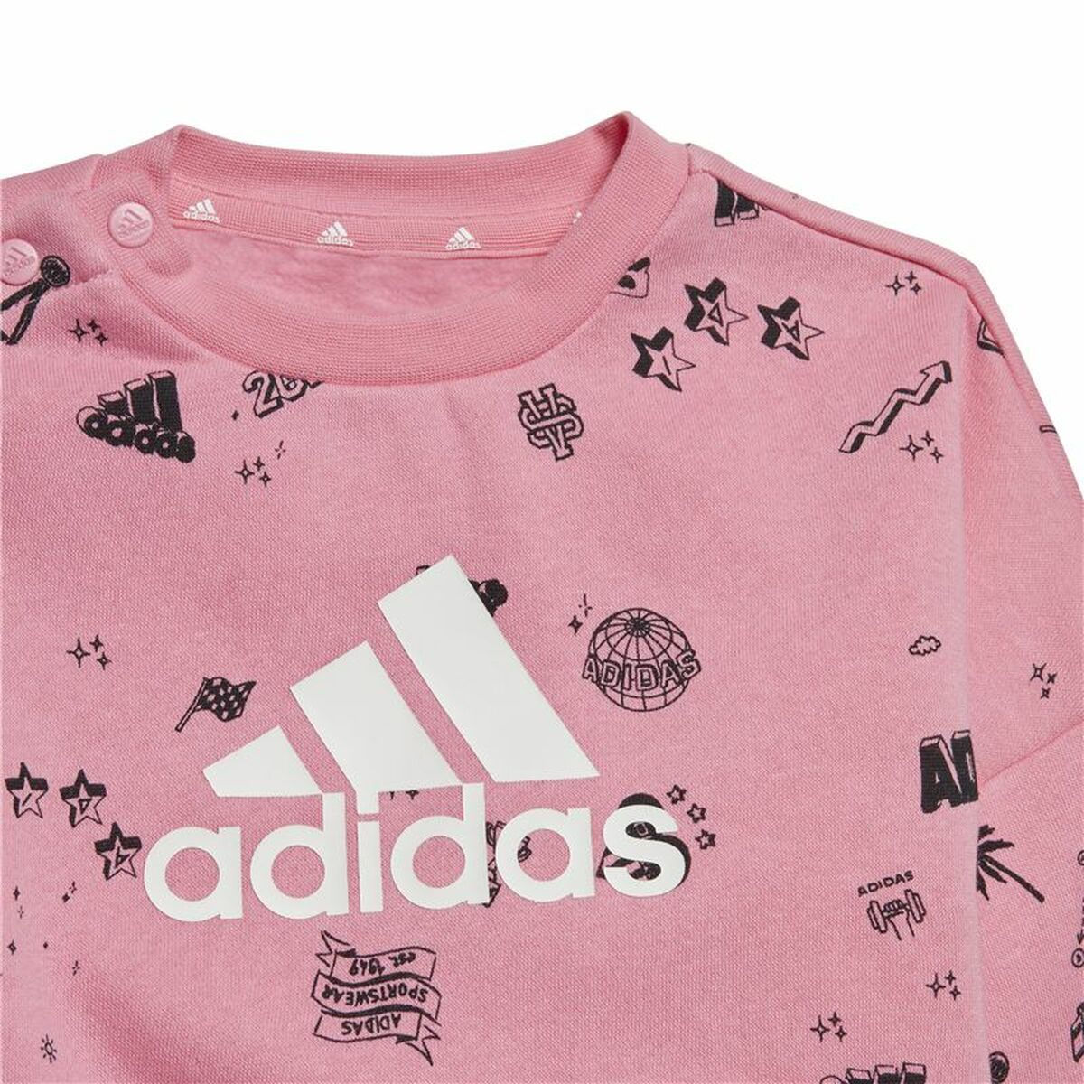 Children’s Tracksuit Adidas I Bluv Q3 Cset Salmon