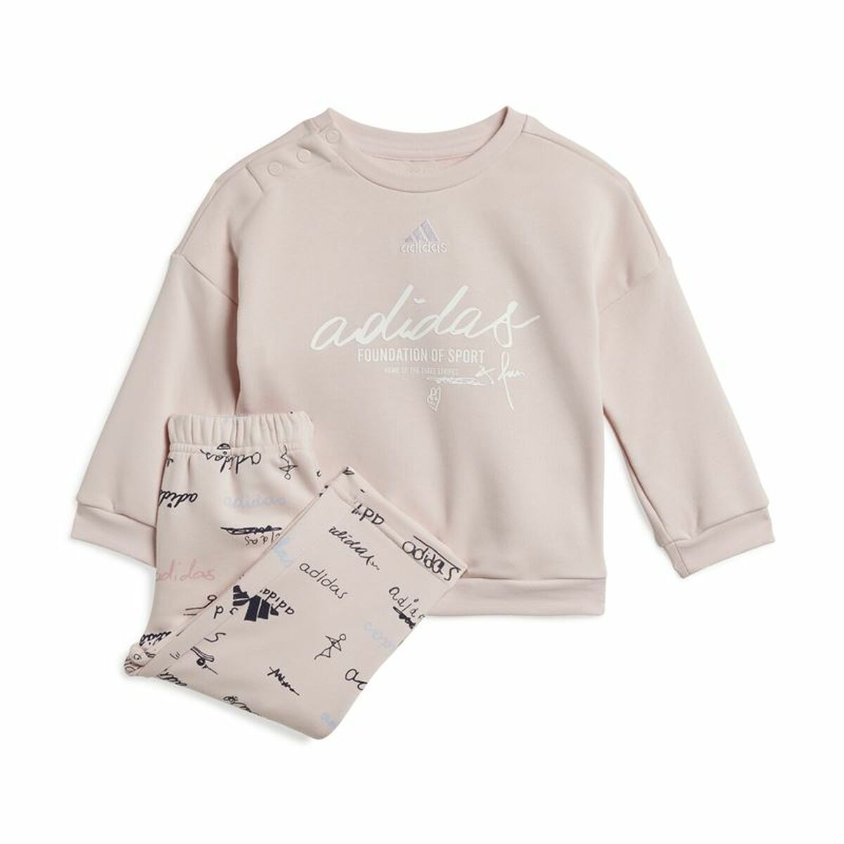 Children’s Tracksuit Adidas Brand Love Jogger Pink
