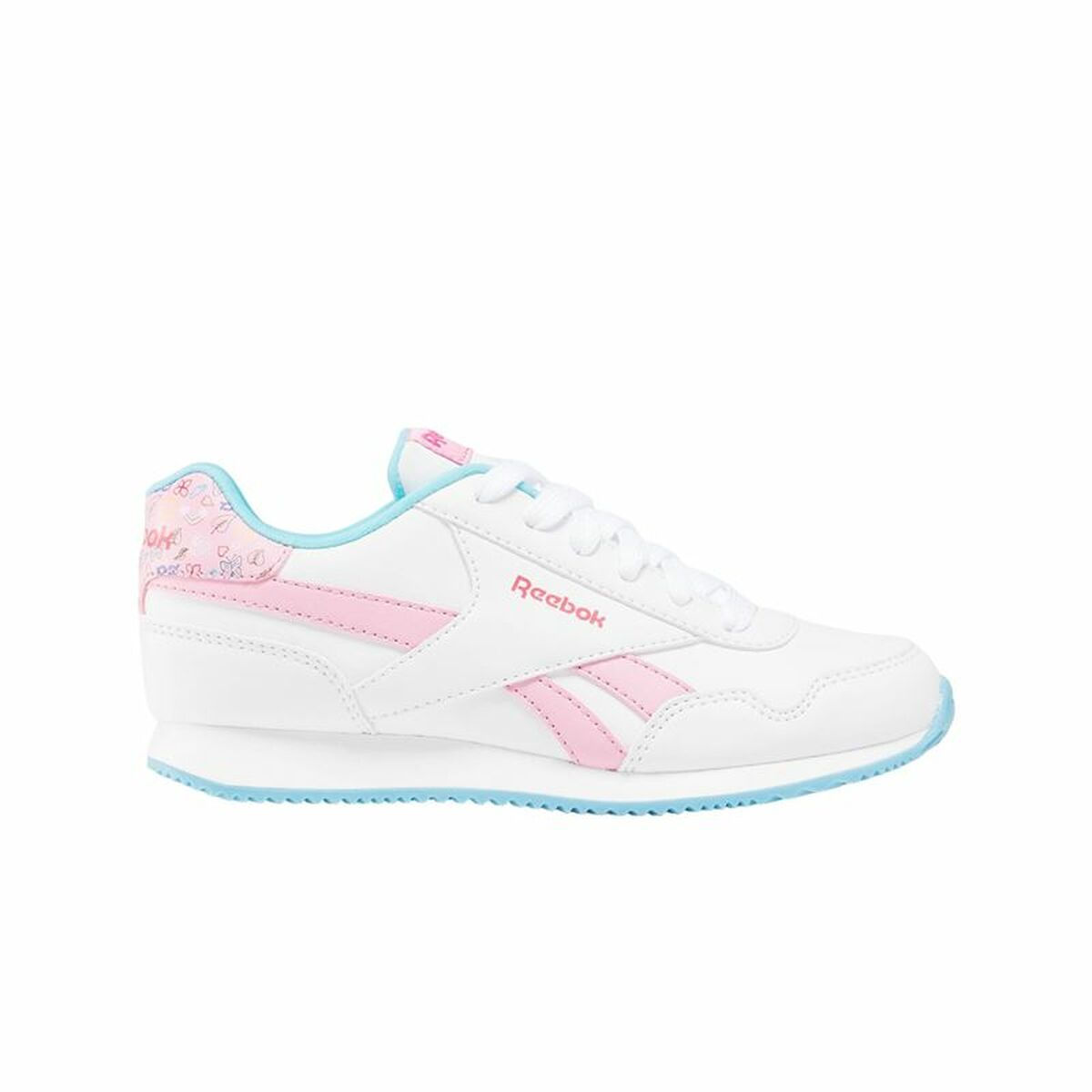 Sports Shoes for Kids Reebok Royal Cl Jog 3.0 White Pink