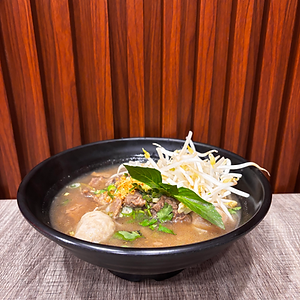 Thai Style Beef Stew Noodle Soup