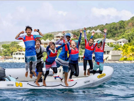 Optimist Team PUR Gana la Carrera por Equipos en Antigua