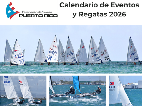 Calendario de Eventos y Regatas 2026 de la Federación de Vela de Puerto Rico