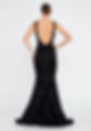 open back black dress 2023 Prom Royale evening elegant fishtail shop near me Glasgow Edinb