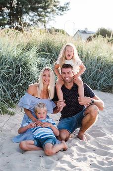 Lõbusad perepildid rannas Viimsi