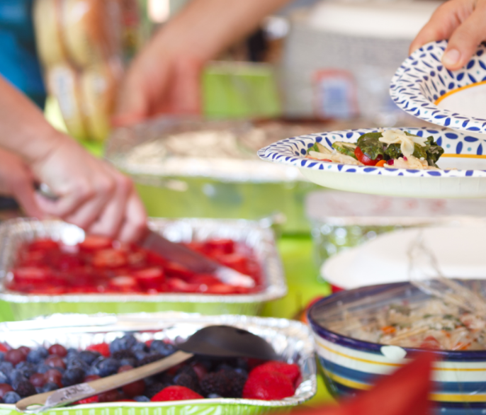 All church summer cookout