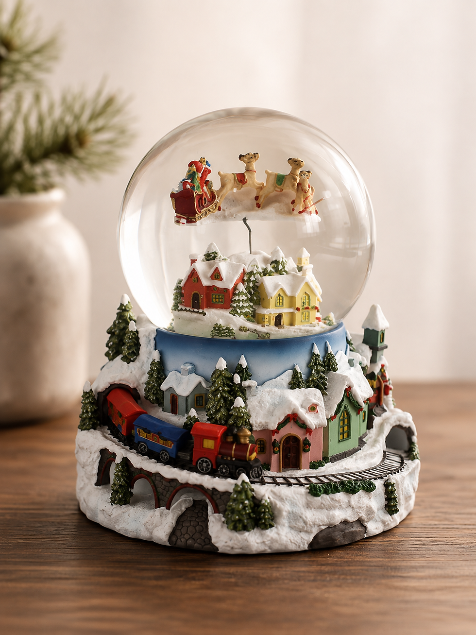Thumbnail: Christmas Storybook Snow Globe Collection