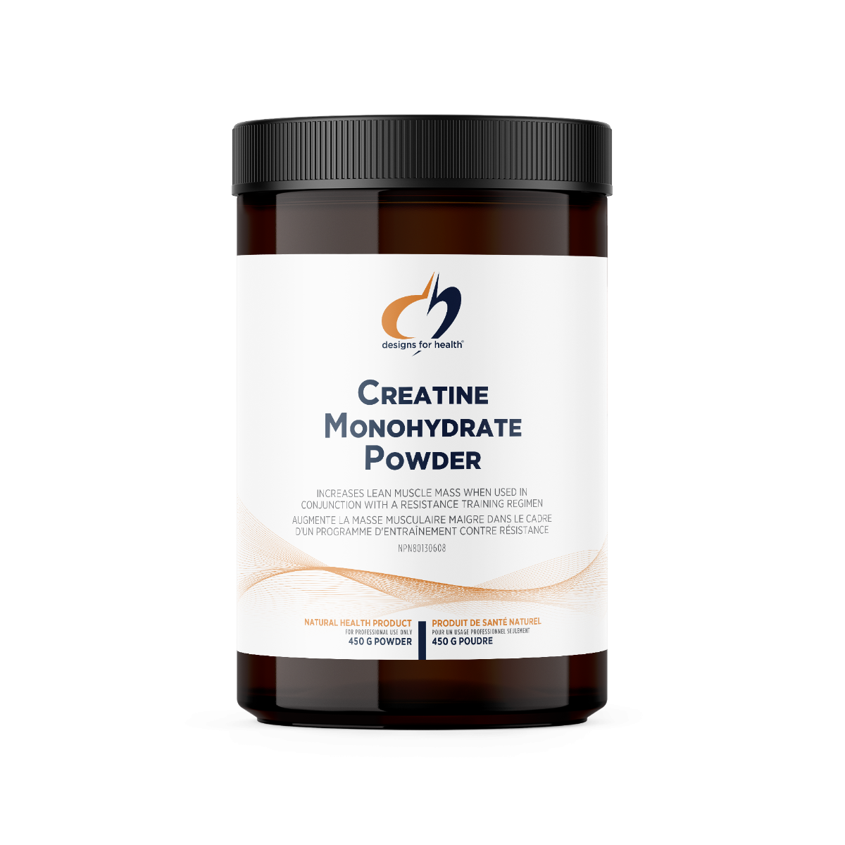 Designs for Health Creatine Monohydrate Powder 450 G