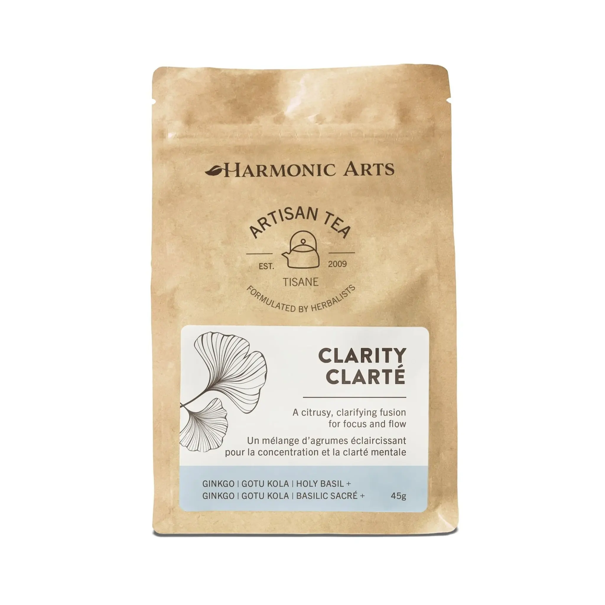 Harmonic Arts Clarity Artisan Tea 60 Grams