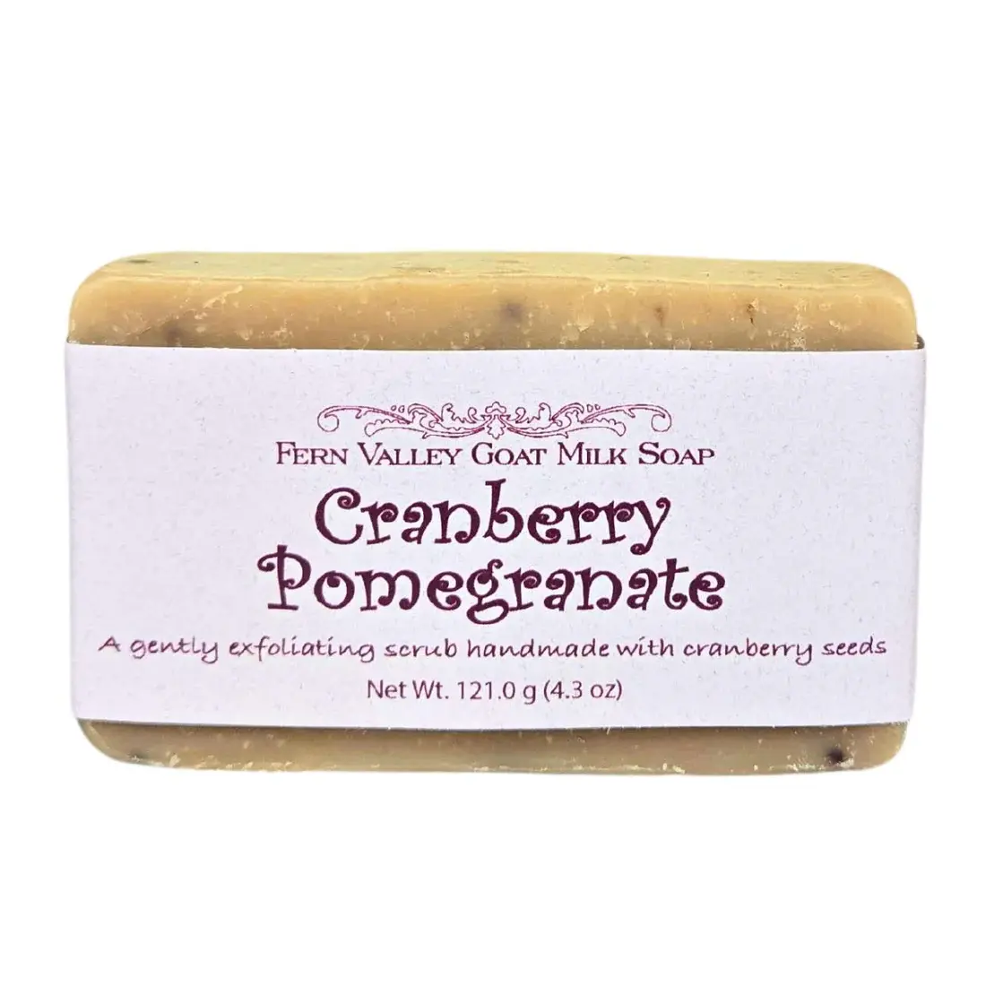 Cranberry Pomegranate Fern Valley Goat Milk Soap