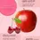 Miniaturbild: Inhaltsstoffe des Applecherry Lip Oils mit Apfel und Kirsche auf rosa Hintergrund