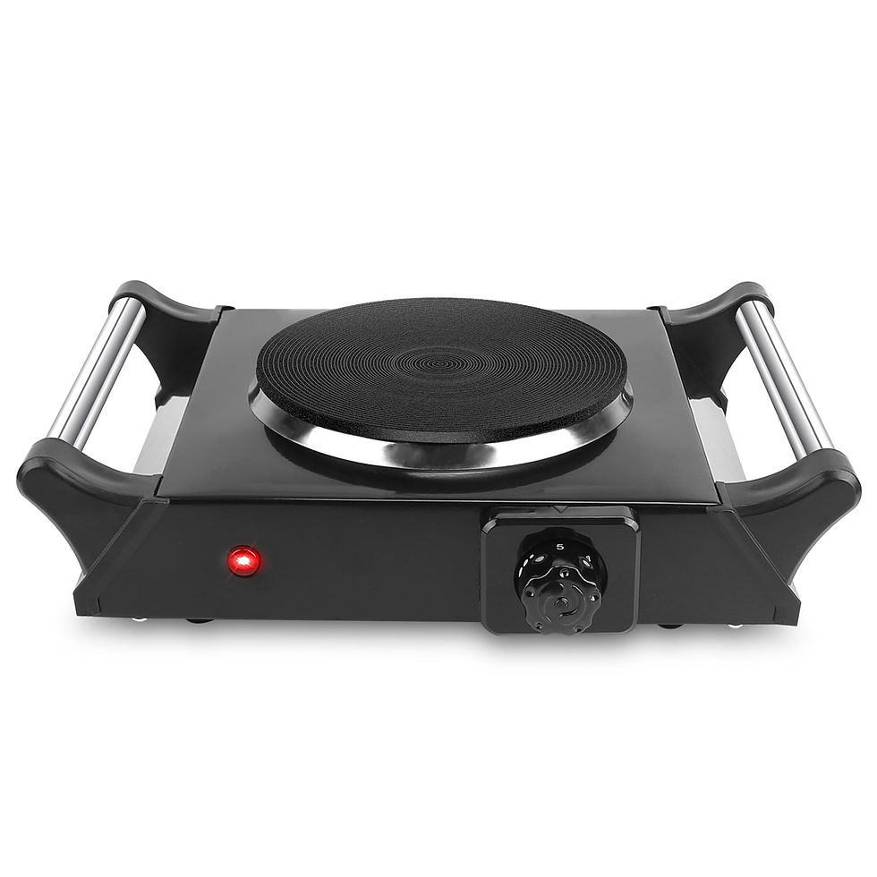Thumbnail: 1000W Electric Single Burner Portable Heating Hot Plate Stove Countert