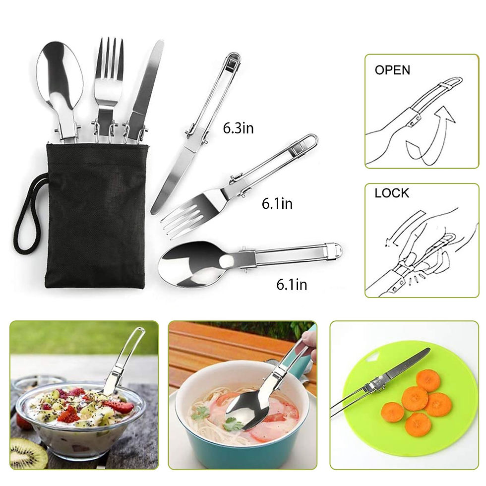 Thumbnail: 12Pcs Camping Cookware Set Camping Stove Aluminum Pot Pans Kit