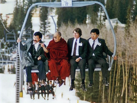The Dalai Lama’s Ski Trip