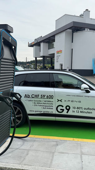 XPENG G9 Praxistest: Ladeleistung 10-80% in 20min.